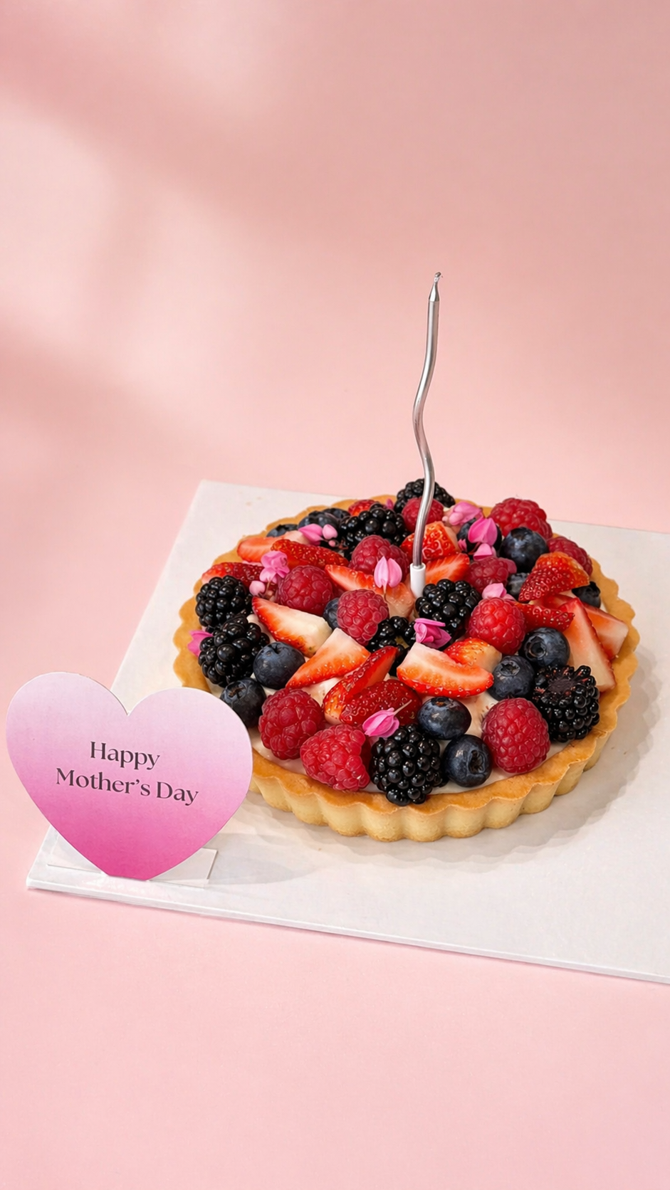 Berry Soy Cheese Tart